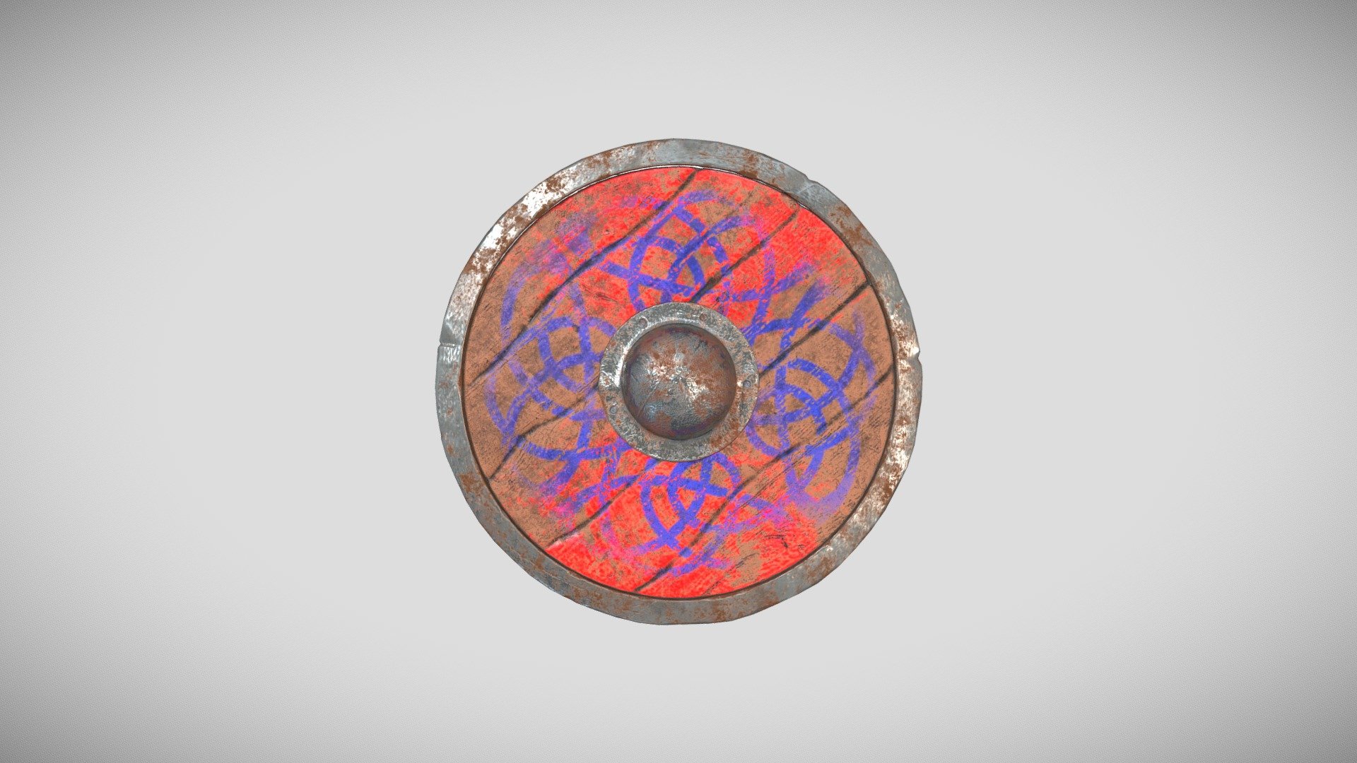 viking shield - 3d model njan 2198513 3D print model - Mito3D