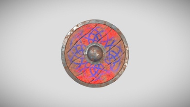 viking shield - 3d model njan 2198513 3d print model - Mito3D