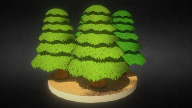 ville - trees 3d model spotland live graphics spotlandlivegraphics 9c17a47 3d print model - Mito3D