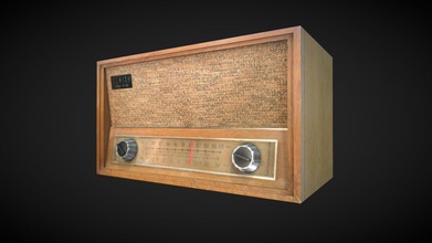 vintage radio - buy royalty free 3d model alexantropov1986 30b87a5 3d print model - Mito3D