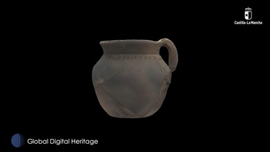 visigoth pottery castilla-la mancha spain - download free 3d model global digital heritage globaldigitalheritage c608a61 3d print model - Mito3D