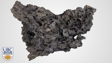 vulcanico roccia 2 3d modello nichole alloggiamento dado ubc geologia b3fc2fc 3d print model - Mito3D