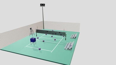 vóleibol Corte 3d modelo s10855042 c231e54 3d print model - Mito3D