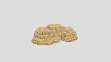 voxel gobi sand rock dune - download free 3d model dj31 djiang31 886afee piece desert made magicavoxel 3d print model - Mito3D