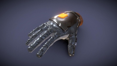 vr sci-fi glove stylized ue4 rig - buy royalty free 3d model daniel cardona danielcardonaart d00e1bf 3d print model - Mito3D