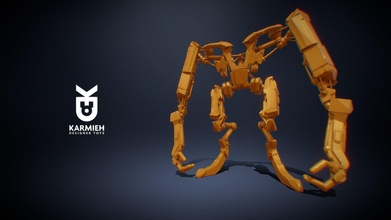 vr esculpido robot c00l b0t 3d modelo oasim karmieh pixelbudah c94f97a 3d print model - Mito3D