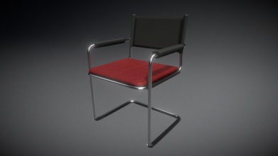 waiting room chair - buy royalty free 3d model 3dhaupt dennish2010 seat furniture interiors waiting-room-chair waiting-room establishment mobel blender 3d print model - Mito3D