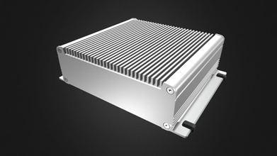 wallmount heatsink enclosure - exhf silver 3d model takachitec5 cd1cc54 3d print model - Mito3D