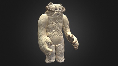 wampa - buy royalty free 3d model 4visualization fb60b9b 3d print model - Mito3D