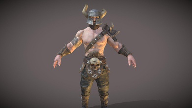 warrior axe - 3d model puzanovanton2015 a7c4746 low polygon perfect any your games role-playing strategy first-person third-person faces 10173 tris 19571 verts 17702 3d print model - Mito3D