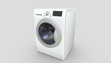 washing machine - buy royalty free 3d model assetfactory 8d2485a 3d print model - Mito3D