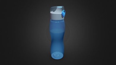 water bottle - 3d model vatsal jariwala jerry92 5201e58 3d print model - Mito3D