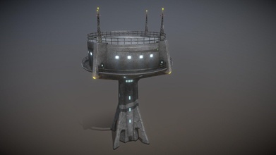 water tower - 3d model colin merrick colinmerrick 86f3ed5 3d print model - Mito3D