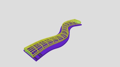 wavey - vista 3d scarica gratis modello emmanuel audu-guerra emmanuelauduwar1 7bcddcf idea può incorporato nel rendere elegante corridoio edificio 3d print model - Mito3D
