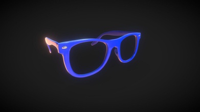 wayfarer lunettes de soleil - jantes téléchargement gratuit modèle 3d susanking krolzuzannapl bd5238a sans lentilles, juste les 3d print model - Mito3D