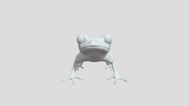 weekly 01 frog - download free 3d model jnera 0f250ed 3d print model - Mito3D