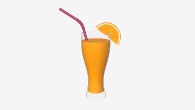 weizen glass orange juice - buy royalty free 3d model hq3dmod aivisastics a8c2f82 3d print model - Mito3D