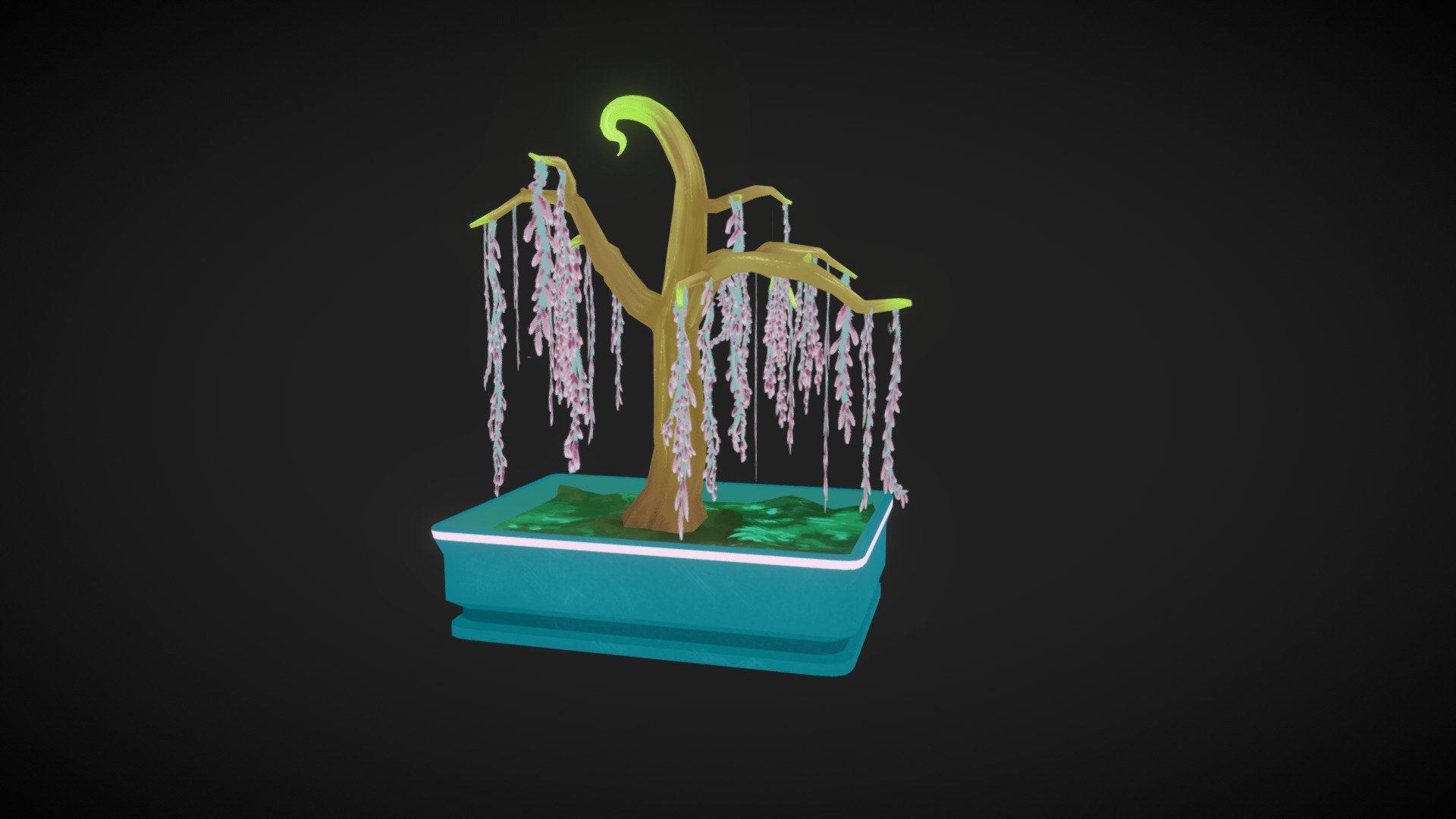 chorando salgueiro bonsai 3d modelo Allieneyge fab9908 3D print model - Mito3D