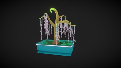 wepping willow - bonsai 3d model allieneyge fab9908 3d print model - Mito3D