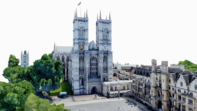 westminster abbey church map scan - buy royalty free 3d model asen asensio 651cc9d 3d print model - Mito3D
