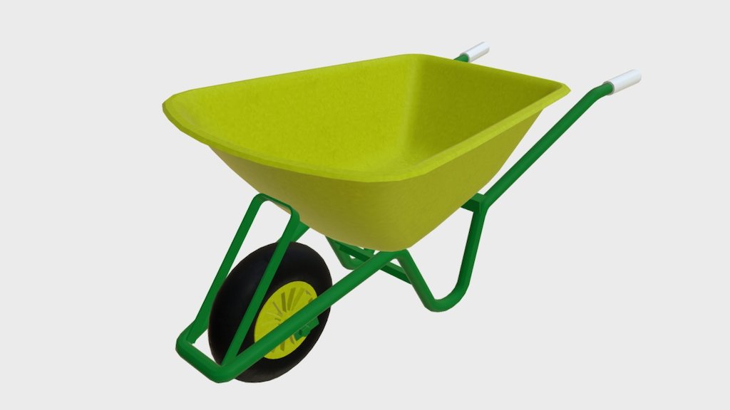 wheelbarrow - buy royalty free 3d model francescomilanese 6ce8c61 formats included 3ds fbx obj scenes studio max 2012 v-ray adv 23002 materials blend blender 277 cycles pbr shader colours other png alpha non-overlapping uv layout map jpg uv-mapped textures 1 object mesh 4 both unwrapped non overlapping provided package see preview images image each material channels base color diffuse albedo metallic roughness normals ambient occlusion maps resolutions 1024 made substance painter 2 polygonal 4602 vertices 2793 faces 5460 triangles 3D print model - Mito3D