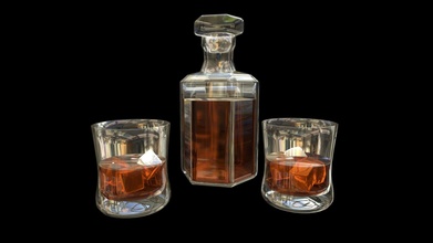 Whisky cristal bottiglia acquistare royalty gratuito 3d modello Davide specchi davidespecchi d0f0a61 3d print model - Mito3D