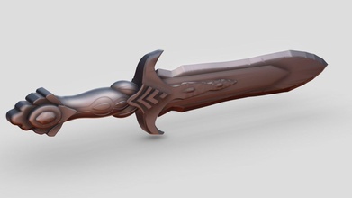 whisper dagger vax'ildan 3d printing - buy royalty free model brad3d bradherman 6ab6369 3d print model - Mito3D