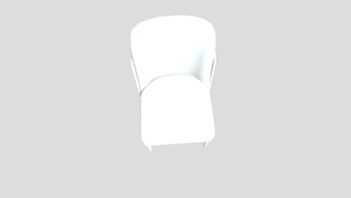 blanc chaise 3d modèle sohib3d 64a6d07 3d print model - Mito3D