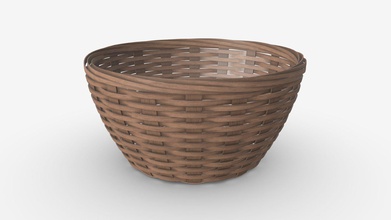 wicker basket clipping path - buy royalty free 3d model hq3dmod aivisastics 7ca39de 3d print model - Mito3D