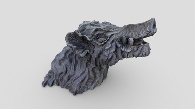 wild boar head sculpture ldm - download free 3d model edemaistre fc77425 3d print model - Mito3D