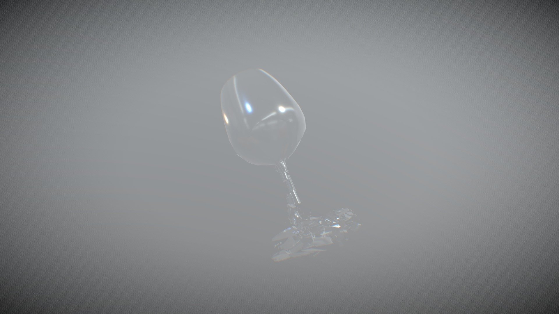 wine glass fall 01 - download free 3d model paulyang 3d4f79b 3D print model - Mito3D