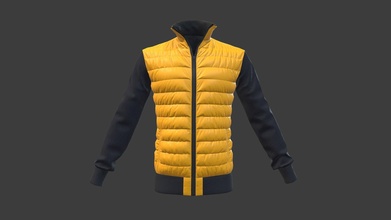 winter jacket - buy royalty free 3d model polyfarm 6abd7d2 3d print model - Mito3D