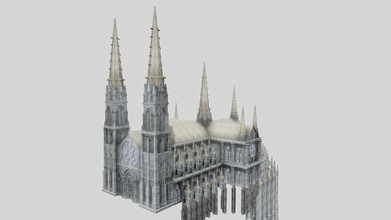 pulire Gotico Cattedrale 3d modello rhett wimmer pavus pug 880ab14 3d print model - Mito3D