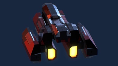 wip starship game - download free 3d model wjanders cfcb850 3d print model - Mito3D
