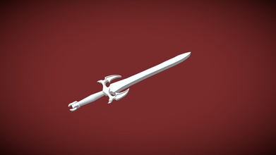 limpar espada suporte 3d modelo Ntrousdale dde5035 3d print model - Mito3D