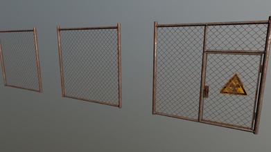 wire chain link fence - buy royalty free 3d model korboleev korboleevd 624c591 3d print model - Mito3D