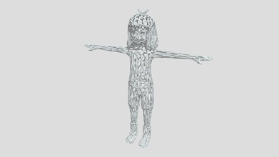 wired girl - download free 3d model id17317 70d095d 3d print model - Mito3D