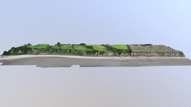 wirral country park - coastal erosion survey 3d model dronesitesurveys 5f34788 3d print model - Mito3D