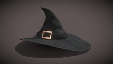 witch hat fbx - buy royalty free 3d model getdeadentertainment 2f3aadb 3d print model - Mito3D