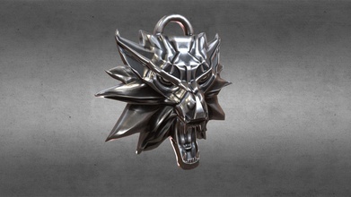 witcher amulet - buy royalty free 3d model sp aa3dbcb modeled blender all scene included blend files preview image rendered using cycles units used centimeters only quads polygons models grouped easy selection objects logically named ease management no special plugin needed open images have not been post processed cleaning up necessary just drop your into start rendering textures 4096x 4096png base color normalopengl metallic roughness 3d print model - Mito3D