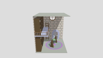 wizard enviorment school - 3d model littlechickita fffcced 3d print model - Mito3D