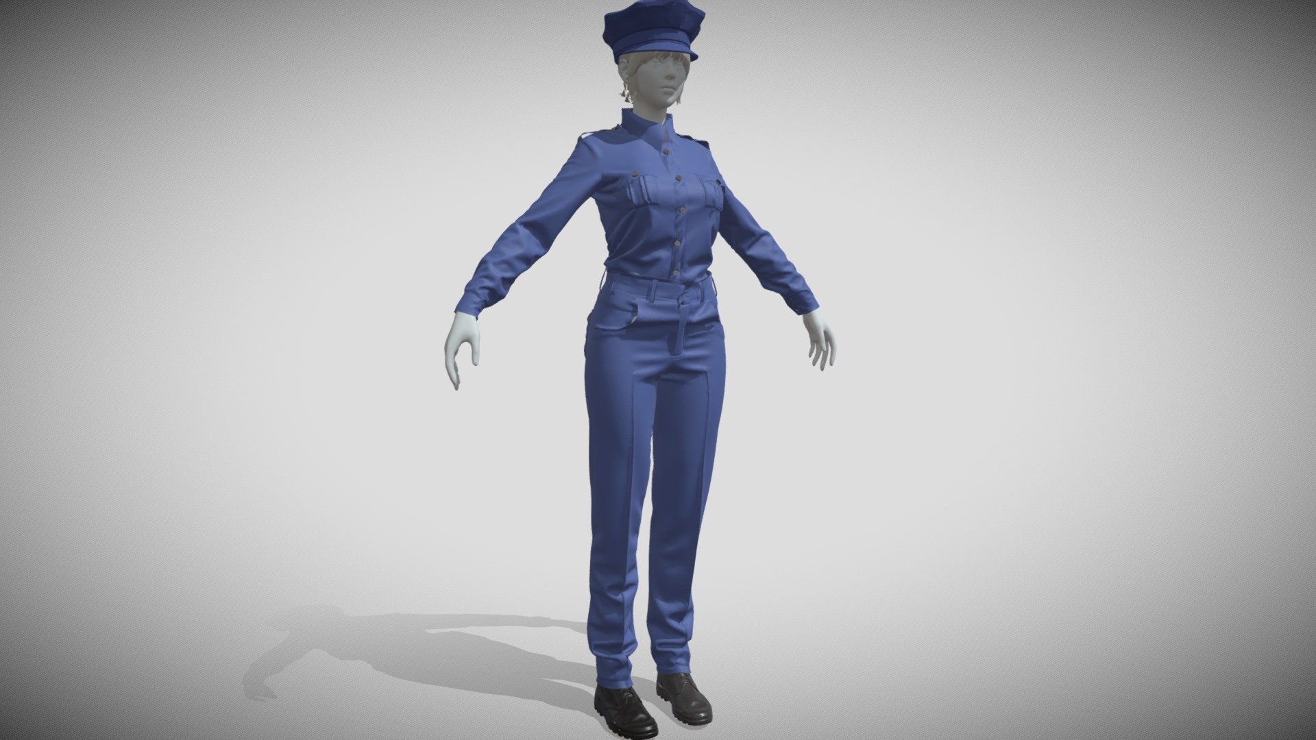 femmes police merveilleux designer projet acheter royalties libre 3d modèle Vincent crocs ecf8306 3D print model - Mito3D