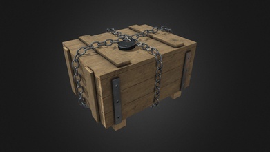 wood box - buy royalty free 3d model 3dkostya 042e87a created blender v283 exported format obj fbx materials textures texture set 4096x4096 base color ao normal directx opengl included roughness height metallic maps png file uv map non-overlapping 3d print model - Mito3D