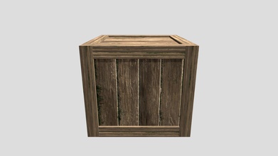 wood box - download free 3d model kakou3991 ed74acd storage low poly 3d print model - Mito3D
