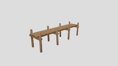 wood pier - buy royalty free 3d model ed+ edplus 1d49d78 3d print model - Mito3D