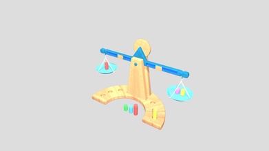 wooden balance toy - 3d model anabagate 69d31ba 3d print model - Mito3D