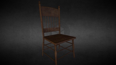 wooden chair - 3d model blackantmaster g4nxicw 3d print model - Mito3D