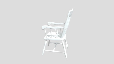 wooden chair high-poly - download free 3d model andreiurbus 325f7a9 3d print model - Mito3D