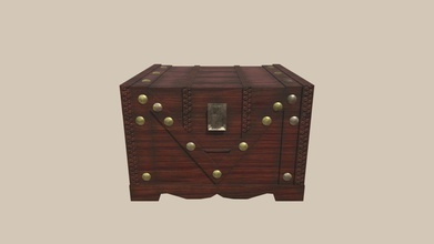 wooden chest - 3d model odinkaar 53a7445 3d print model - Mito3D