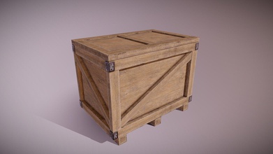 wooden crate - pbr game ready buy royalty free 3d model dekogon c247ff7 3d print model - Mito3D